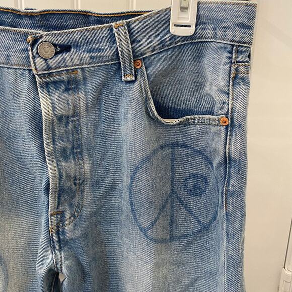 Levi’s Levi Strauss 501 150th Anniversary Light Blue Denim Jeans 36 x 32 - Picture 2 of 6